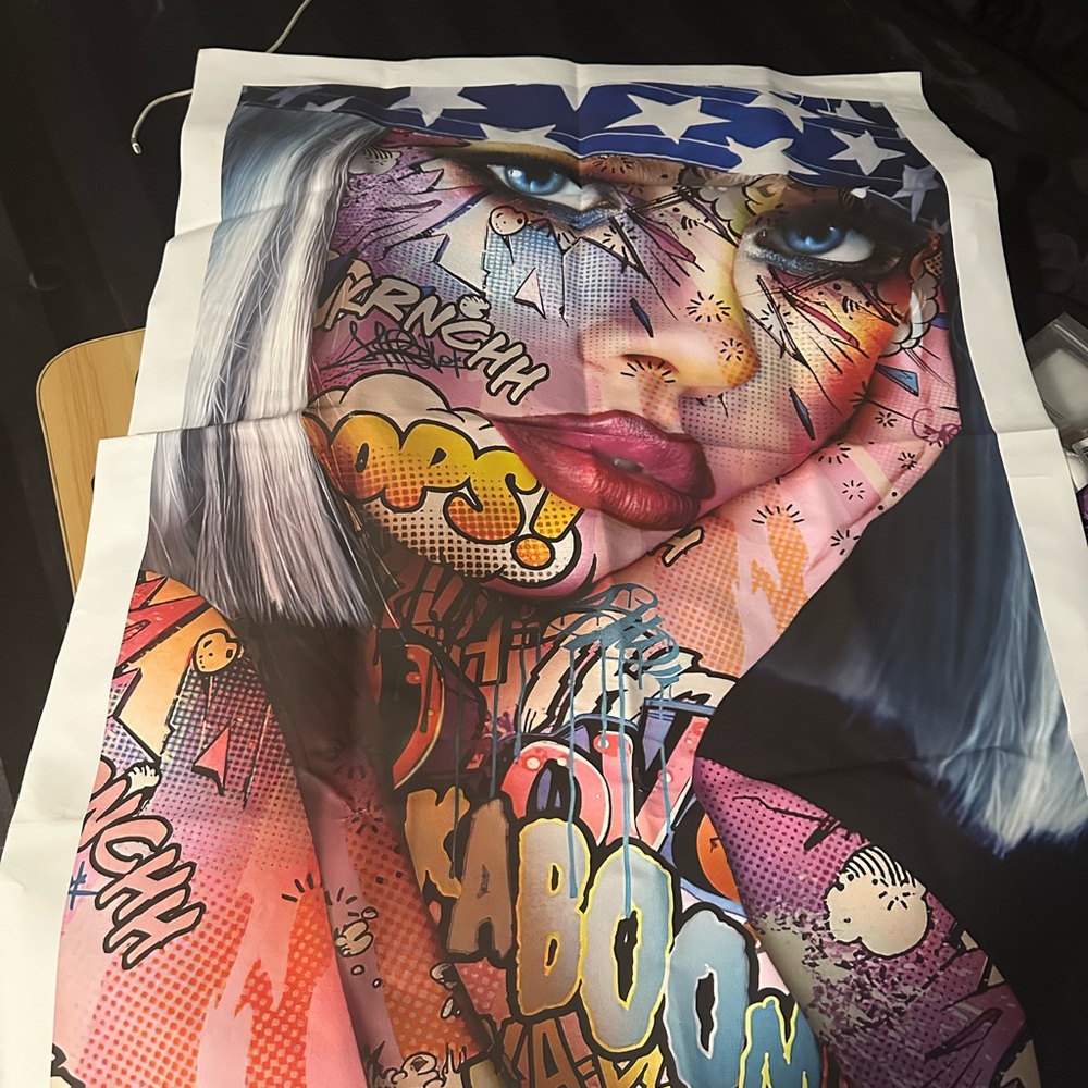 Pop art wall piece